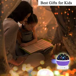 dazzel flex Star Master Rotating 360 Degree Moon Night Light Lamp Projector with Colors Night Lamp image 5