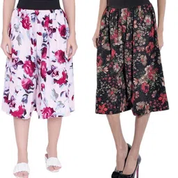 prabhnoorskirts Women Light Blue Capri-picture-11