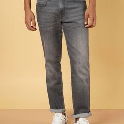 wrangler Men Regular Mid Rise Grey Jeans image 3