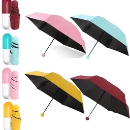 priyam enterprise Capsule Folding Bottle Umbrella - UV and Rain Protection WITH MULTI COLOURS Umbrella-picture-10