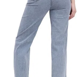 a c creation Women Regular Mid Rise Grey Jeans image 2