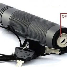 KIDDOZ KREATIONS New Rechargeable Green Laser Pointer Light with Charger, Battery and Lock Key image 2