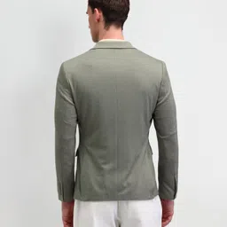 arrow Men Solid Single Breasted Formal Blazer image 5