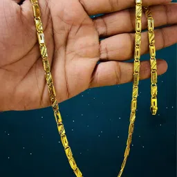 rkb sales 1 gm high quality gold plated men's chain Gold-plated Plated Alloy Chain-picture-17