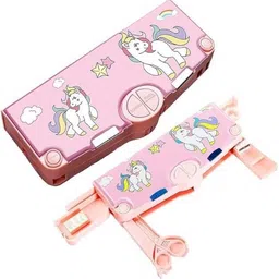 divya unique unicorn pencil yas Art Plastic Pencil Box image 3