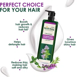 kesh king Rosemary Conditioner with Tulsi, reduces frizz and hairfall image 3