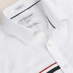 u.s. polo assn. Men Regular Fit Printed Cut Away Collar Casual Shirt image 2