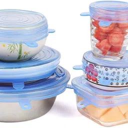 ablue clipper 8.3 inch, 6.5 inch, 5.7 inch, 4.5 inch, 3.8 inch, 2.6 inch Lid Set, Pack of 6-picture-16