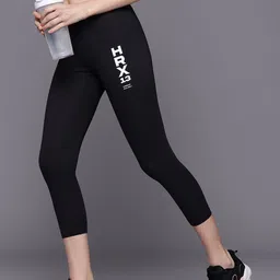 hrx by hrithik roshan Solid Women Black Tights-picture-15