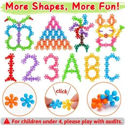 house of common Creative Star Link: Educational Interlocking Blocks for Kids (50+ Pieces) image 3