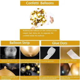 zyric Solid Happy Anniversary Decoration Kits Balloon image 5