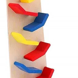 tru toys Toddler Wooden Race Track Car Ramp Toys for 1/ 2 Year Old Baby (Slippery Cars)-picture-19