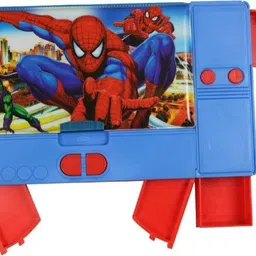 beauty phoria Spiderman Magnetic Dual Side Spacious Art Plastic Pencil Box NATURE Art Plastic Pencil Box-picture-17
