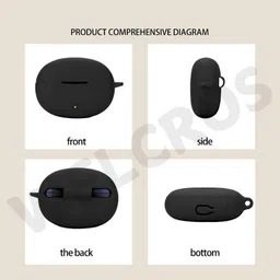 WELFO Silicone Latch Earbuds Case For Realme Buds Air 5 Pro image 3