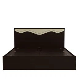 godrej interio Vurv Queen Size Bed with Storage in Cola Rain Finish image 4