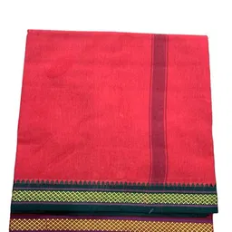 RAMESHWARAM FABRICS 2.25 Meter Cotton Lungi - Dhoti for Men Woven Men Dhoti image 4
