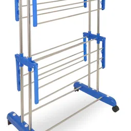 Steel, Plastic Floor Cloth Dryer Stand T-CDS-B2SS - 2TIER -0220-image-32