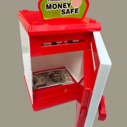 ruhani toys & gift gallery Battery Operated ATM Bank with Music & Light Electronic Lock- For Kids image 3