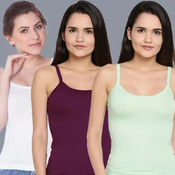 dollar missy Women Green, White Camisole-picture-12