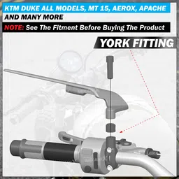 oberoi's traders Manual Rear View Mirror For TVS Appache RTR 160, Appache RTR 180 image 2