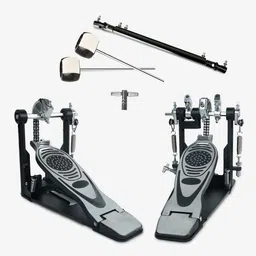 kadence Double Bass Mount Drive Kick Drum Kit Pedals step on Adjustable Hammer Double Chain Driven Drum Pedal image 4