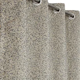 elegance 213 cm (7 ft) Door Polyester Room Darkening Curtain (Pack Of 2) image 3