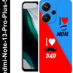 zaplab Back Cover for REDMI Note 13 Pro+ 5G, MZB0GK7IN I Love MOM&DAD Back cover-picture-25