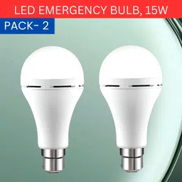 yaroh 15W Rechargeable Inverter LED Bulb with Upto 4H.Power Cut Lighting Pack of_2R415 4 hrs Bulb Emergency Light-picture-18