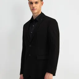 arrow Men Solid Single Breasted Formal Blazer image 5