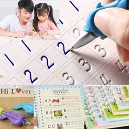 vmv fuzon Magic Practice Copy Book Children Tracing Book Kids Education Learning Books V83 image 5