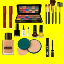 yim~mi Complete Makeup Kit – Lipsticks, Eyeshadows, Foundation & More-picture-32