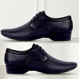 aaeshu Men's & boys Stylish Comfortable Black Color professional Shoe Derby For Men image 2