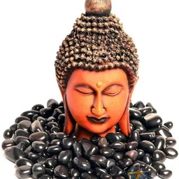 ercole Colored Stones Pebbles For Aquarium Vase Home Garden Outdoor (Dia 07-15mm) ER117 Polished, Regular Round, Oval Marble Stone image 2