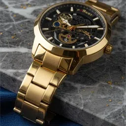 quantex GLOWME FOREST skeleton watch for men. Analog Watch - For Men 07FSKELETON image 2