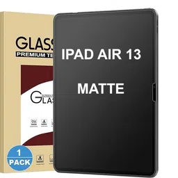 TECHSHIELD Matte Screen Protector for iPad Air 13-Inch(2025/2024, M3/M2), Full Coverage Tempered Glass Face ID & Apple Pencil Compatible image 1