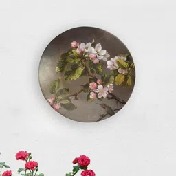 quirk india MulticolouredArstistic Flower Stroke Decorative Ceramic Wall Plate image 1