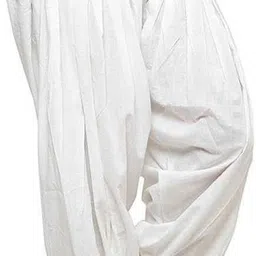 uganta Pure Cotton Solid Women ["White"] Salwar-picture-19