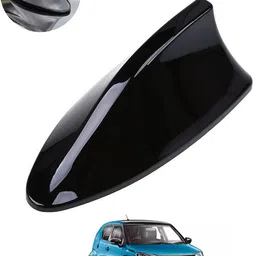 maties Car Shark Fin Antenna Roof Aerial Base Am/Fm Signal Black For Car 147 Waterproof Car Shark Fin Roof Antenna Black For IgnisMaruti Suzuki2017 Satellite Vehicle Antenna-picture-21