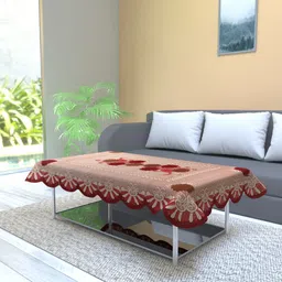 casa furnishing Embroidered 4 Seater Table Cover-picture-11
