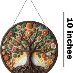 mrt crafts Tree of Life Wooden Wall Decor for Home & Living Room image 3