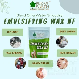 bliss of earth Emulsifying Wax NF Cosmetic Grade Wax Best for Thickening Soap, Lotion, Cream Wax image 2