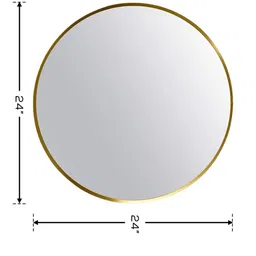 luppra Smart LED Wall Mirror with Touch Sensor for Bathrooms, Living Rooms, and Hallway Bathroom Mirror image 2