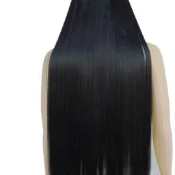 vivian New Clip And Go Straight Dark Black Long Extension- Hair Extension-picture-11