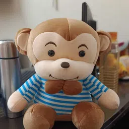 vjoy enterprices Monkey Soft Plush Animal Stuffed Toy for Boys & Girls - 12 mm image 4