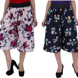 manat diva Women Multicolor Capri image 1