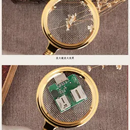 viyang sales Handheld Magnifier for Home Learning, Reading and Fault Finding 80mm reading magnifier image 4