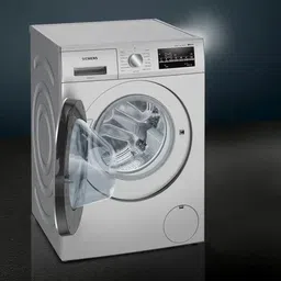 siemens 7 kg Fully Automatic Front Load with In-built Heater Silver image 2