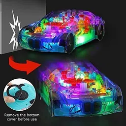 paramount gallery 3D Concept Gear Car Toy, Transparent Car, With 360 Degree Rotation-CT3_(PO2) image 4