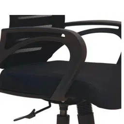 maestro Home & Office Mesh Chair with Fixed Handles - Comfortable Desk Chair Fabric Office Adjustable Arm Chair image 4