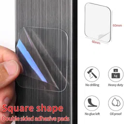 vvynex 6 cm DOUBLE-SIDED LABEL — 6X6CM — PACK - 20 Double-sided Sticker image 2